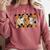 Teacher Appreciation Boho Floral Leopard Checkered Comfort Colors Sweatshirt Crimson Teacher Appreciation Boho Floral Leopard Checkered Comfort Colors Sweatshirt Crimson