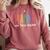 Teacher Of The Deaf ASL Teacher & Deaf Awareness Comfort Colors Sweatshirt Crimson Teacher Of The Deaf ASL Teacher & Deaf Awareness Comfort Colors Sweatshirt Crimson