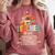 Teacher Definition Teaching School Teacher Men Women Comfort Colors Sweatshirt Crimson
