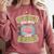 Teacher Halloween Costume Science Teachers Love Brains Comfort Colors Sweatshirt Crimson