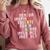 Teacher Inspirational Educator Favorite School Teacher Men Women Girls Kids Comfort Colors Sweatshirt Crimson