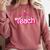 Teacher Life My Job Is Teach Comfort Colors Sweatshirt Crimson Teacher Life My Job Is Teach Comfort Colors Sweatshirt Crimson