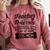 Teacher Off Duty Promoted To Stay At Home Dog Mom Tshirt Men Women Comfort Colors Sweatshirt Crimson