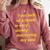 Teacher Or Professor Essay Thesis Writing Joke For Men Women Comfort Colors Sweatshirt Crimson