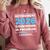 Teacher Retirement Class Of 2026 Loading Retired Comfort Colors Sweatshirt Crimson