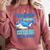 Teacher Shark Do Your Work Comfort Colors Sweatshirt Crimson