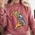 Teacher Shirt Giraffe Holding Books Bookworm Librarian Comfort Colors Sweatshirt Crimson