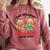 Teacher Of Smart Cookies Cute Gingerbread Teacher Christmas Comfort Colors Sweatshirt Crimson