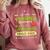 Teacher Teaching Assistant Aide Hero Comfort Colors Sweatshirt Crimson Teacher Teaching Assistant Aide Hero Comfort Colors Sweatshirt Crimson