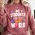 Teacher Tee My Students Are Out Of This World Space Comfort Colors Sweatshirt Crimson