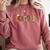 Teacher Thanksgiving Women Autumn Fall Halloween Pumpkin Tee Comfort Colors Sweatshirt Crimson