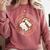 Teacher Will Trade Students For Candy Easy Halloween Costume Comfort Colors Sweatshirt Crimson