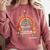 Teacher The Wonder Of Teaching Is Watching Caterpillar Comfort Colors Sweatshirt Crimson
