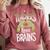 Teachers Love Zombie Teacher Halloween Fun Comfort Colors Sweatshirt Crimson