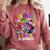 Teachers Are Superheroes Back To School Comfort Colors Sweatshirt Crimson