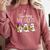 Teaching My Boos Ghost Teacher Halloween Spooky Educator Comfort Colors Sweatshirt Crimson