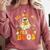 Teaching My Pre-K Boos Crew Teachers Halloween Ghost Comfort Colors Sweatshirt Crimson
