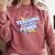 TEACHING IS MY SUPER POWER Teacher Appreciation Comfort Colors Sweatshirt Crimson TEACHING IS MY SUPER POWER Teacher Appreciation Comfort Colors Sweatshirt Crimson