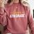 Team 6th Grade Hello Sixth Grade Crew Squad Teacher Kids Comfort Colors Sweatshirt Crimson