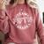 Team Fifth Grade Teacher Student Squad Team 5th Grade School Comfort Colors Sweatshirt Crimson