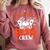 Team Para Boo Crew Halloween Ghost Paraprofessional Teacher Comfort Colors Sweatshirt Crimson