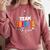 TEAM Specials Teacher TRIBE Squad Back To Primary School Comfort Colors Sweatshirt Crimson