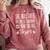 Tenured Professor Women Teacher Tired Tenacious And Tenure Comfort Colors Sweatshirt Crimson