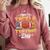 Test Day State Football Tackle Testing Day Sports Teacher Comfort Colors Sweatshirt Crimson