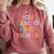 Test Day Teacher You Can Do Hard Things Women Kids Comfort Colors Sweatshirt Crimson
