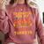 Thankful For My Pre K Turkeys Teacher Thanksgiving Men Women Comfort Colors Sweatshirt Crimson