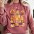 Thanksgiving One Thankful Art Teacher Fall Groovy Men Women Comfort Colors Sweatshirt Crimson Thanksgiving One Thankful Art Teacher Fall Groovy Men Women Comfort Colors Sweatshirt Crimson