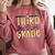 Third Grade Dream Team Back To School 3rd Grade Teacher Comfort Colors Sweatshirt Crimson
