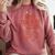 Tired Teachers Club Comfort Colors Sweatshirt Crimson