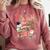 Tis The Season For Inclusion Christmas Sped Teacher Comfort Colors Sweatshirt Crimson