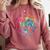 TK & Kinder Dream Team Transitional Kindergarten Teacher Comfort Colors Sweatshirt Crimson