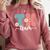 TK Team Back To School Teachers Students Team TK Comfort Colors Sweatshirt Crimson