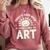 Today’s Good Mood Is Sponsored By Art Teacher Sun Tee Comfort Colors Sweatshirt Crimson