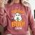 Toddler Boo Crew Babysitters Daycare Teacher Halloween Party Comfort Colors Sweatshirt Crimson