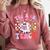 Trick Or Teach Halloween Teacher Floral Ghost Groovy Comfort Colors Sweatshirt Crimson Trick Or Teach Halloween Teacher Floral Ghost Groovy Comfort Colors Sweatshirt Crimson