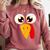 Turkey Face Halloween Costume Thanksgiving Teacher Nurse Comfort Colors Sweatshirt Crimson Turkey Face Halloween Costume Thanksgiving Teacher Nurse Comfort Colors Sweatshirt Crimson