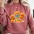 Turkey Read Books Reading Fall Thanksgiving Teacher Comfort Colors Sweatshirt Crimson Turkey Read Books Reading Fall Thanksgiving Teacher Comfort Colors Sweatshirt Crimson