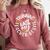 Twin Day For Spirit Week Teacher Bestie Matching Comfort Colors Sweatshirt Crimson