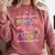 Never Underestimate A Teacher Does All Things Through Christ For Men Women Comfort Colors Sweatshirt Crimson Never Underestimate A Teacher Does All Things Through Christ For Men Women Comfort Colors Sweatshirt Crimson