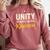 Unity Kindness Shirt Women Teachers Kids Unity Day Orange Comfort Colors Sweatshirt Crimson