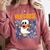 Van Ghost Art Teacher Halloween Van Gogh Starry Night Comfort Colors Sweatshirt Crimson