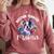 Watercolor Floral Boston Terrier Mama Dog Lover Mother's Day For Men Women Girls Kids Comfort Colors Sweatshirt Crimson