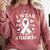 I Wear Pink For My Teacher Cancer Awareness Comfort Colors Sweatshirt Crimson