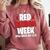 We Wear Red For Red Ribbon Week Awareness Mothers Teachers Comfort Colors Sweatshirt Crimson We Wear Red For Red Ribbon Week Awareness Mothers Teachers Comfort Colors Sweatshirt Crimson