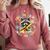 Weird Teachers Build Character Raccoon Colourful Floral Comfort Colors Sweatshirt Crimson