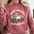 Weird Teachers Build Character Teacher Comfort Colors Sweatshirt Crimson